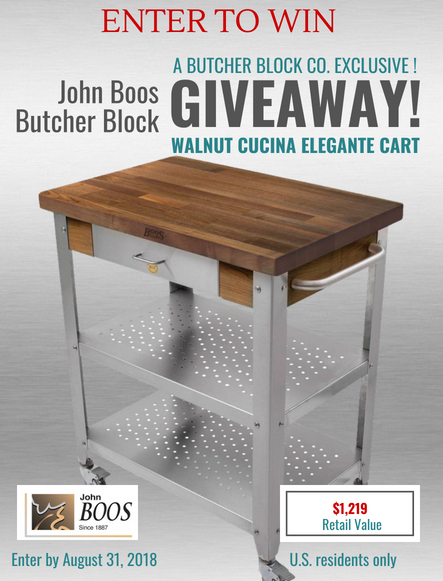 Butcher Block Co.: Win a Rolling Cart